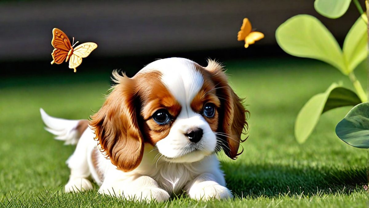 A Day in the Life: Following a Cavalier Puppy