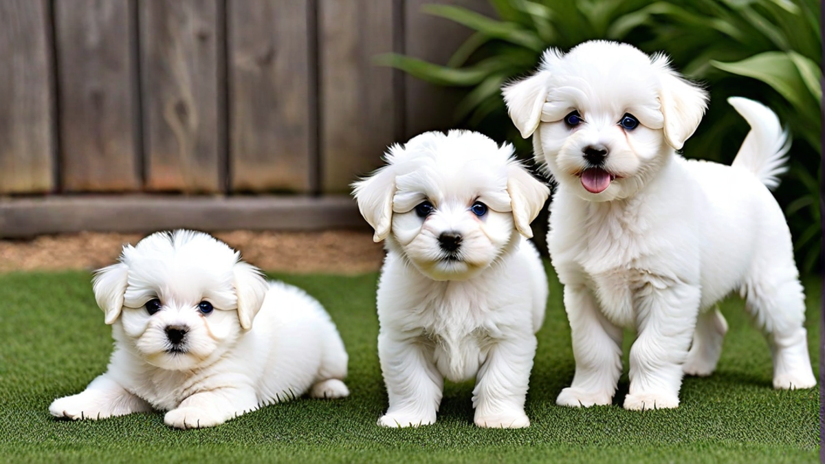 A Journey of Bichon Frise Puppies Growing Up