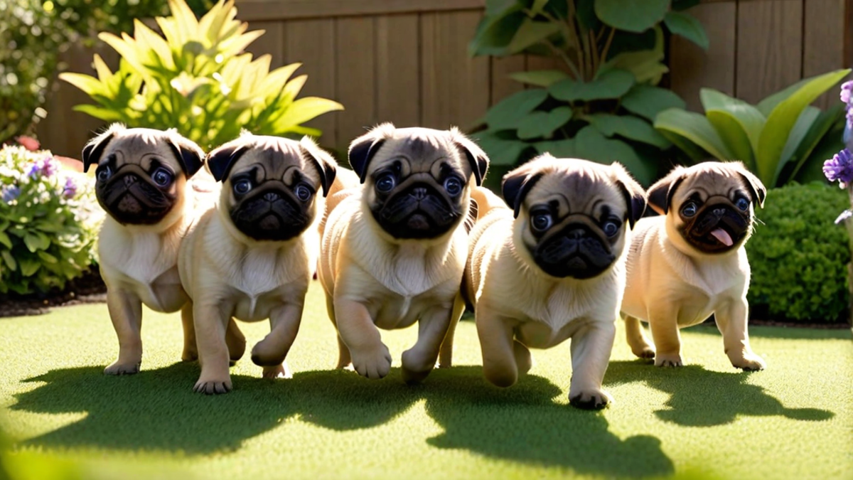 Adventures in the Backyard: Pug Puppies