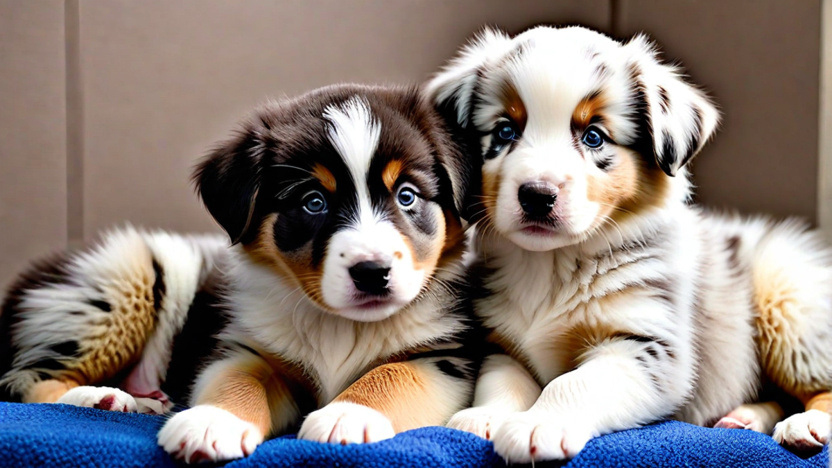 Australian Shepherd Puppies Just Born