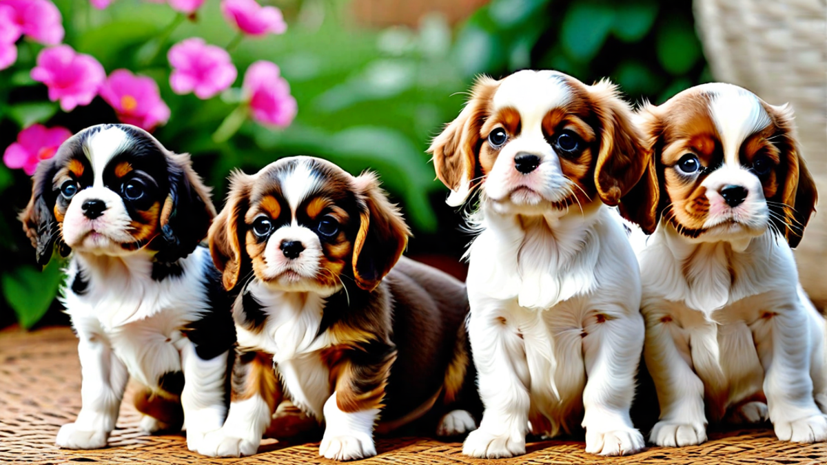 Barking Lessons: The First Sounds of Cavalier Puppies