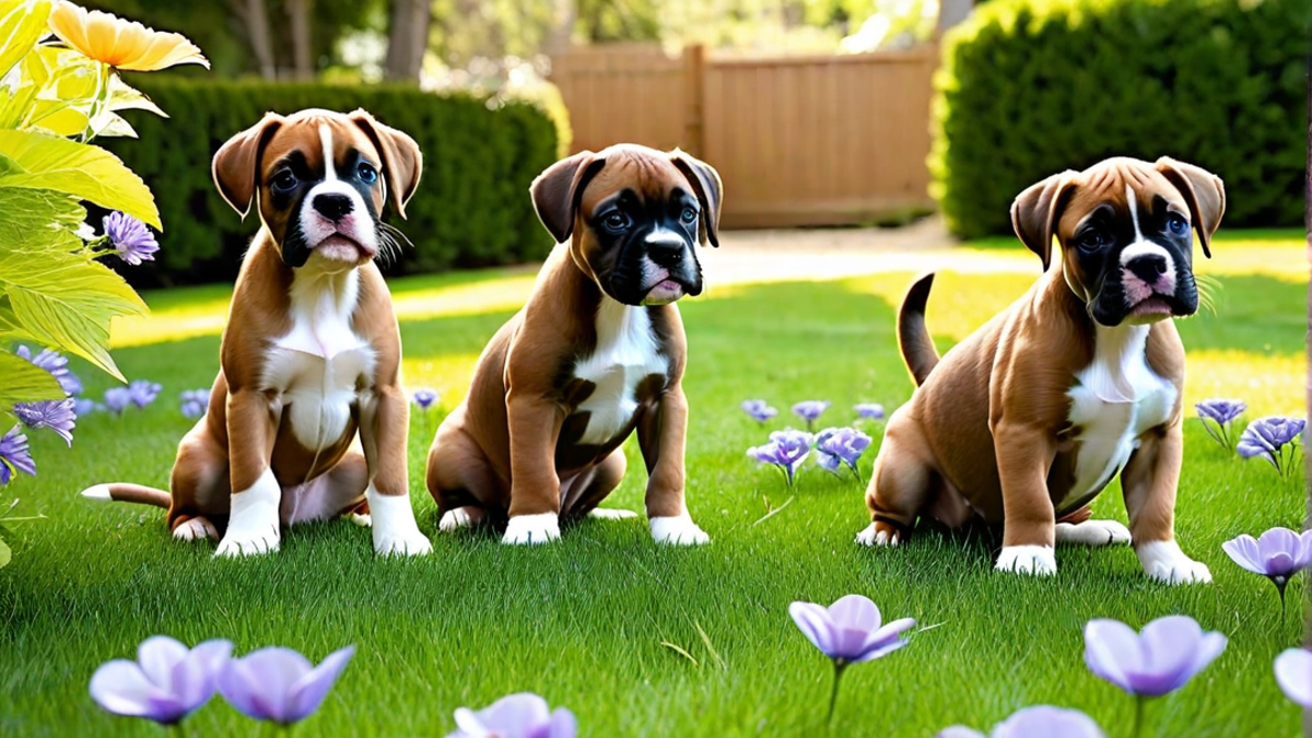 Boxer Puppies and Their Endless Energy