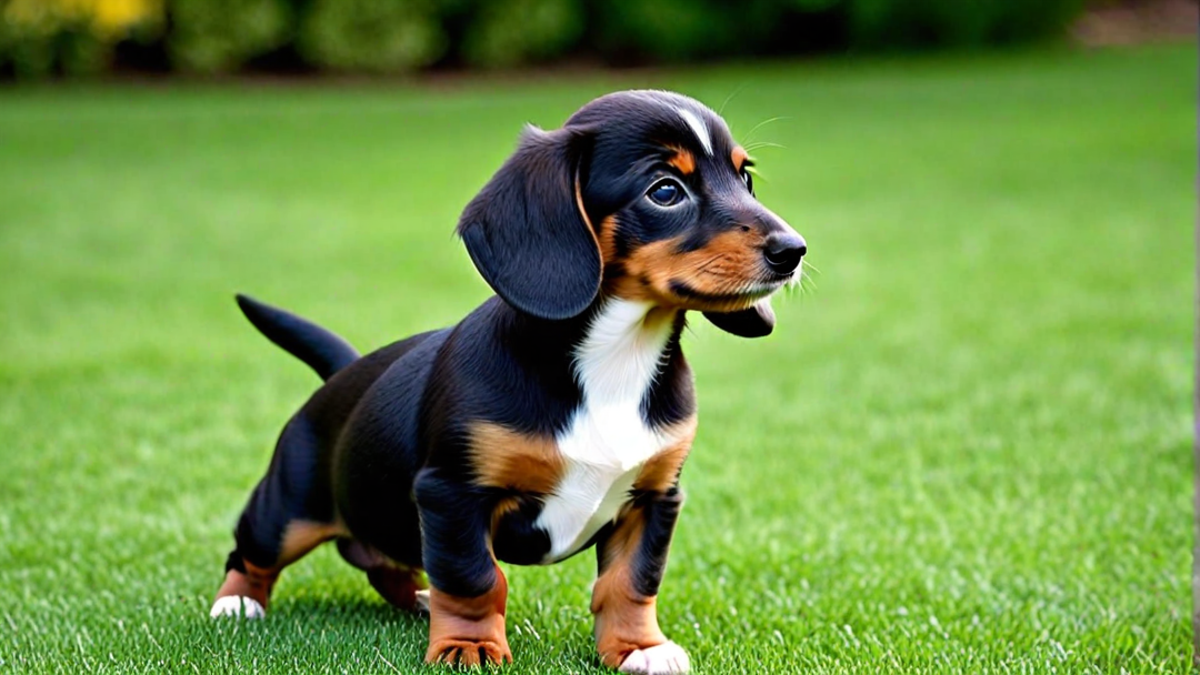 Bright-Eyed Dachshund Puppy Ready for Adventure