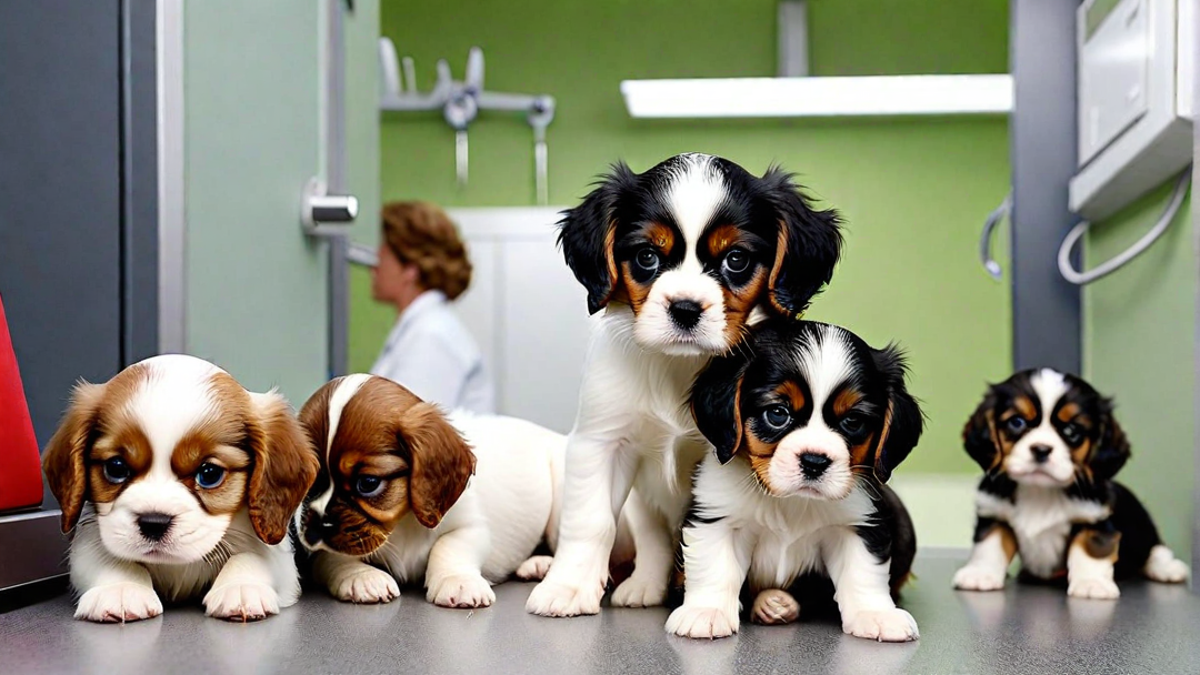 Cavalier King Charles Spaniel Puppies: First Vet Visit