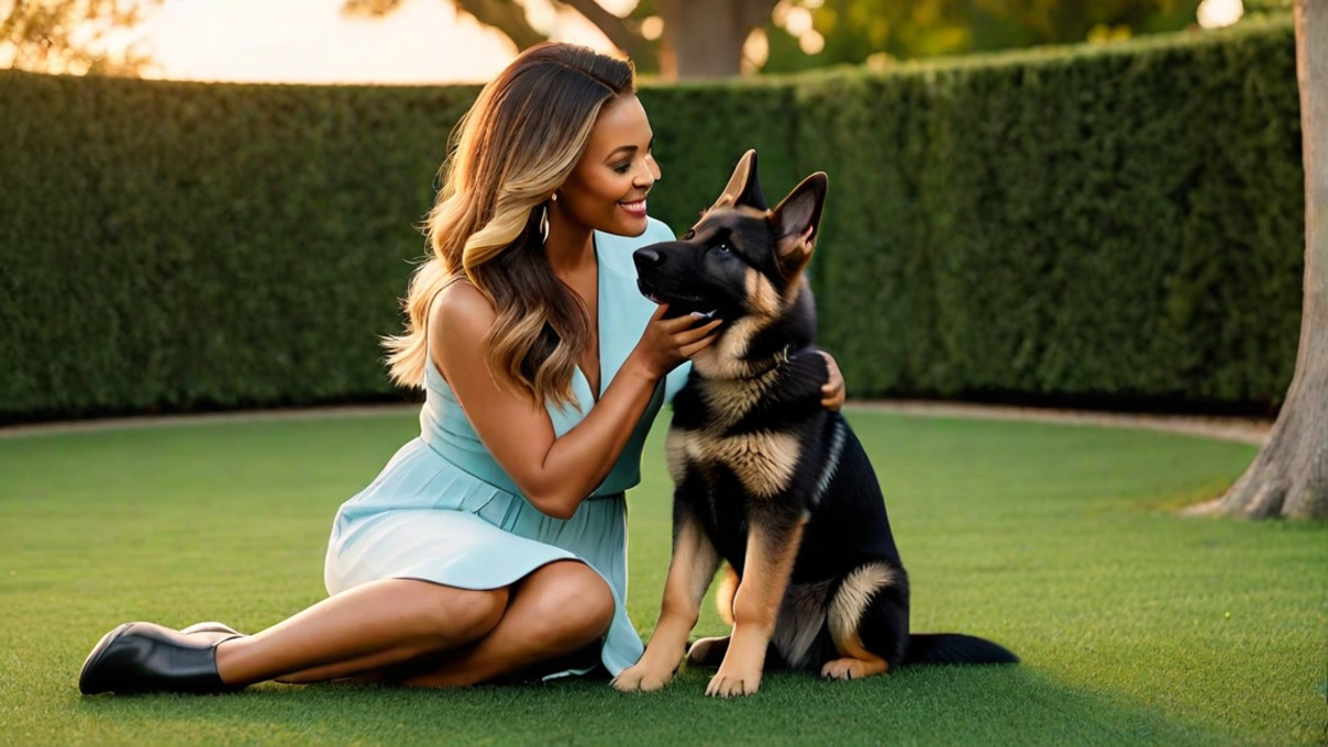 Celebrity German Shepherd Puppy Owners