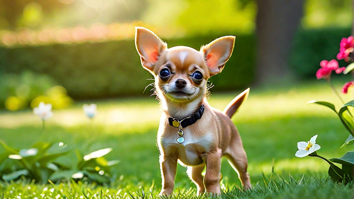 Chihuahua Puppy Enjoying a Sunny Day