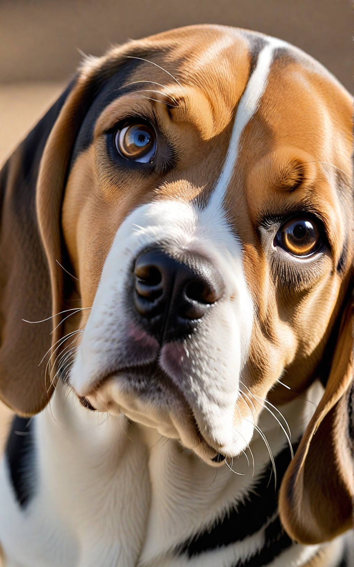 Close-up of a Beagle Puppy