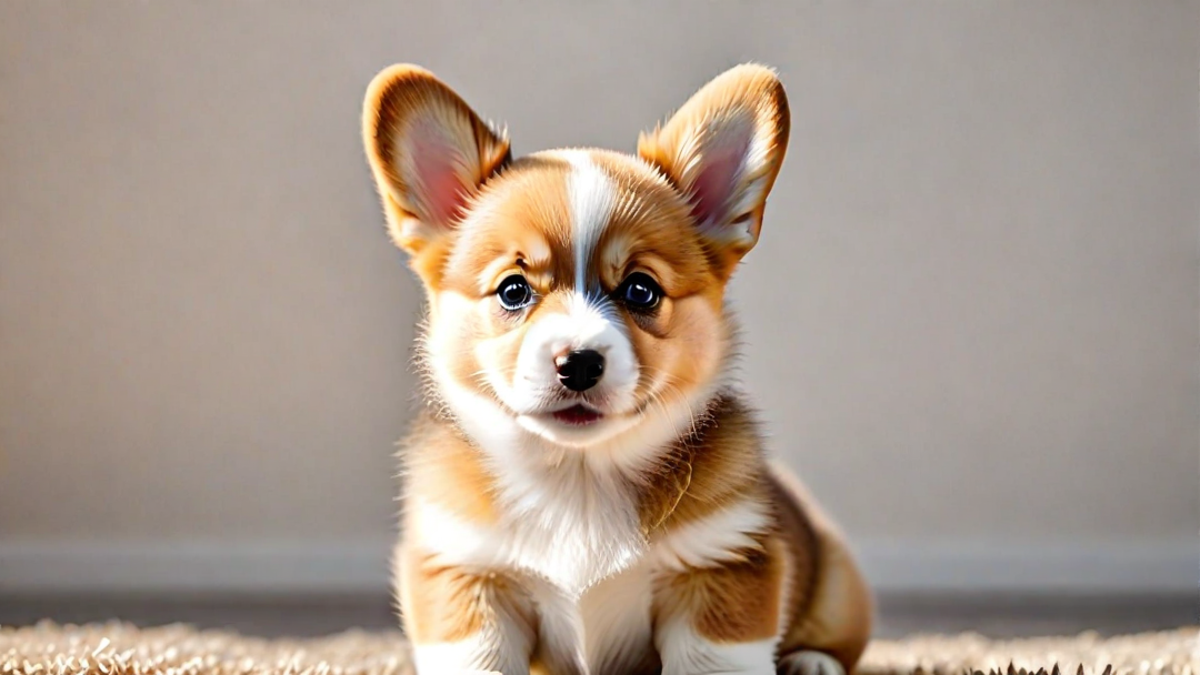 Close-up of a Corgi Puppy