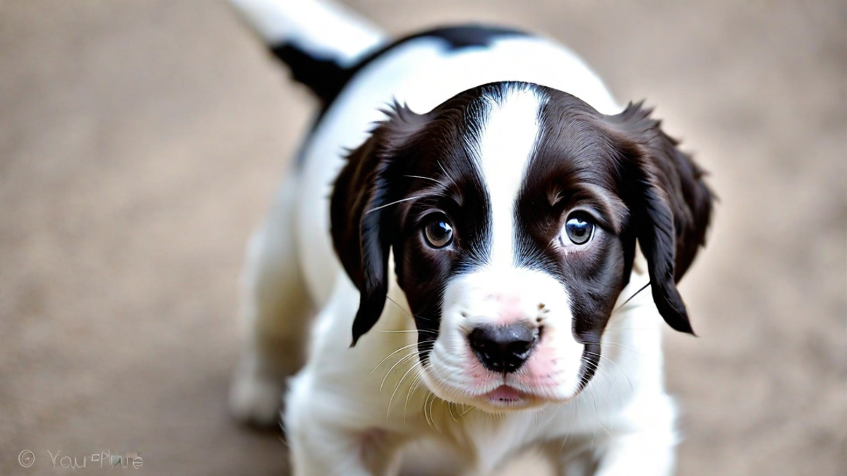 Close-up of a Springer Spaniel Puppy’s Sweet Face