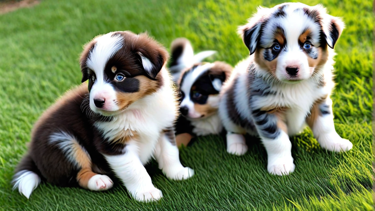 Color Variations of Australian Shepherd Puppies