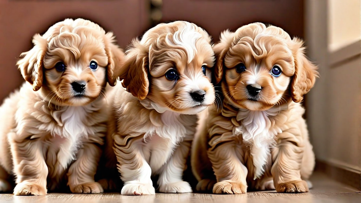 Curly Haired Poodle Puppies