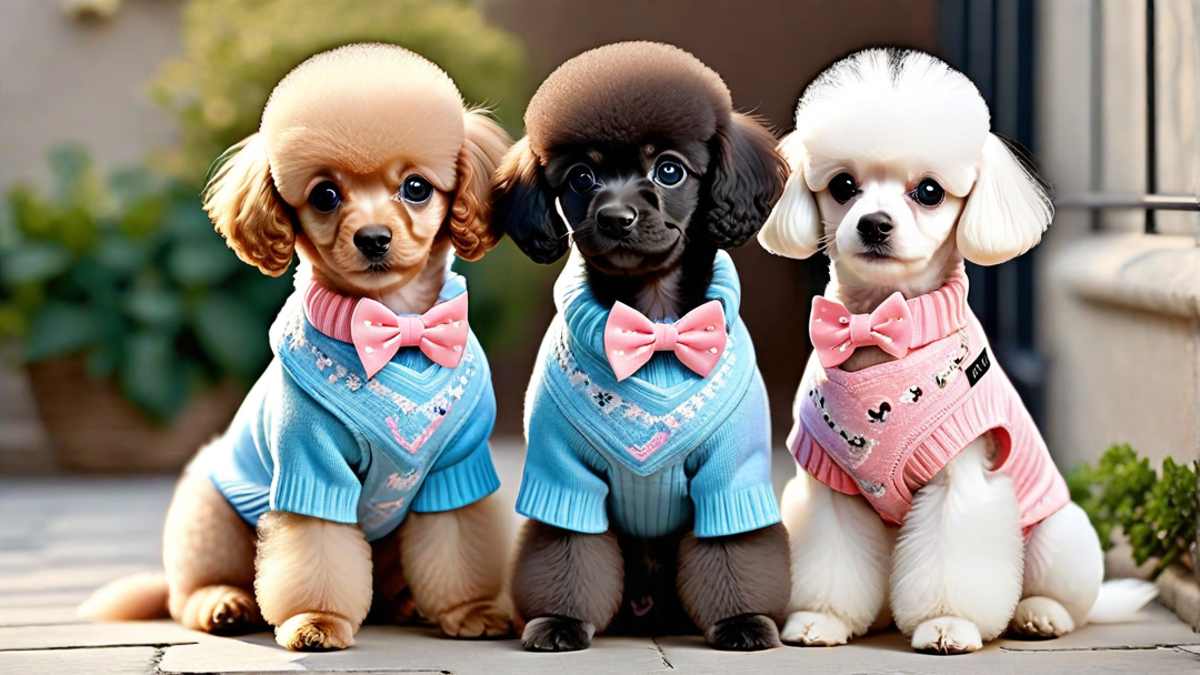 Cute Accessories for Poodle Puppies