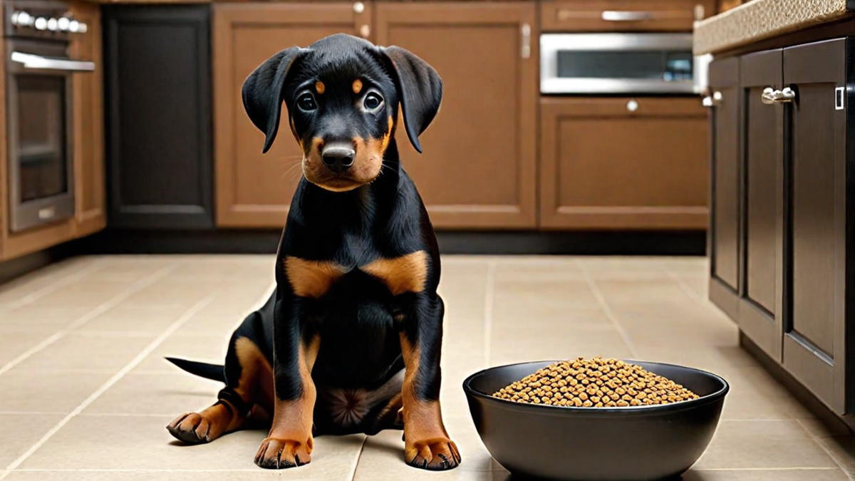 Feeding Guidelines for a Healthy Doberman Puppy