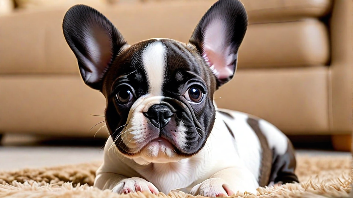 French Bulldog Puppy Chewing on a Toy