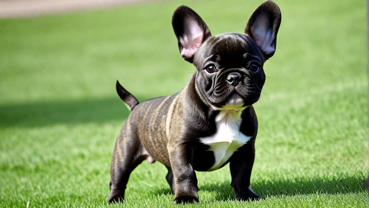 French Bulldog Puppy Making Friends at the Park