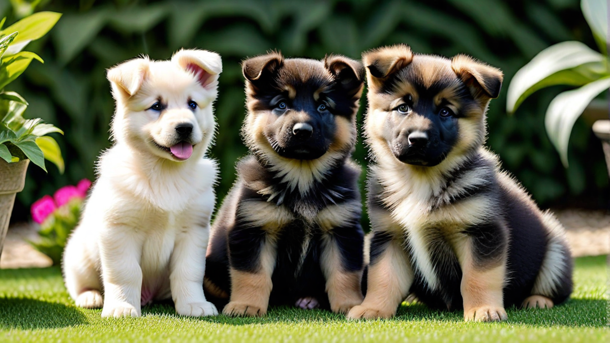 German Shepherd Puppies Color Variations