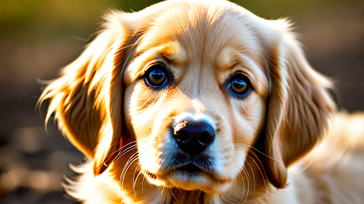 Golden Retriever Puppy Eyes: Melting Hearts