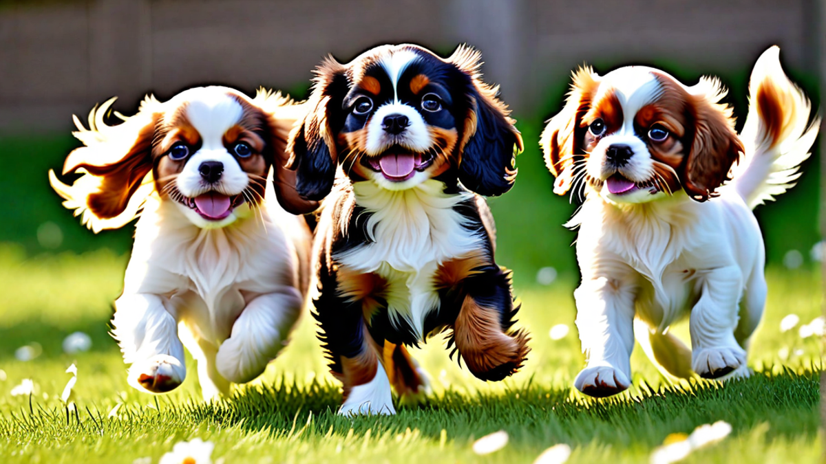 Jumping for Joy: Playful Puppies in Action