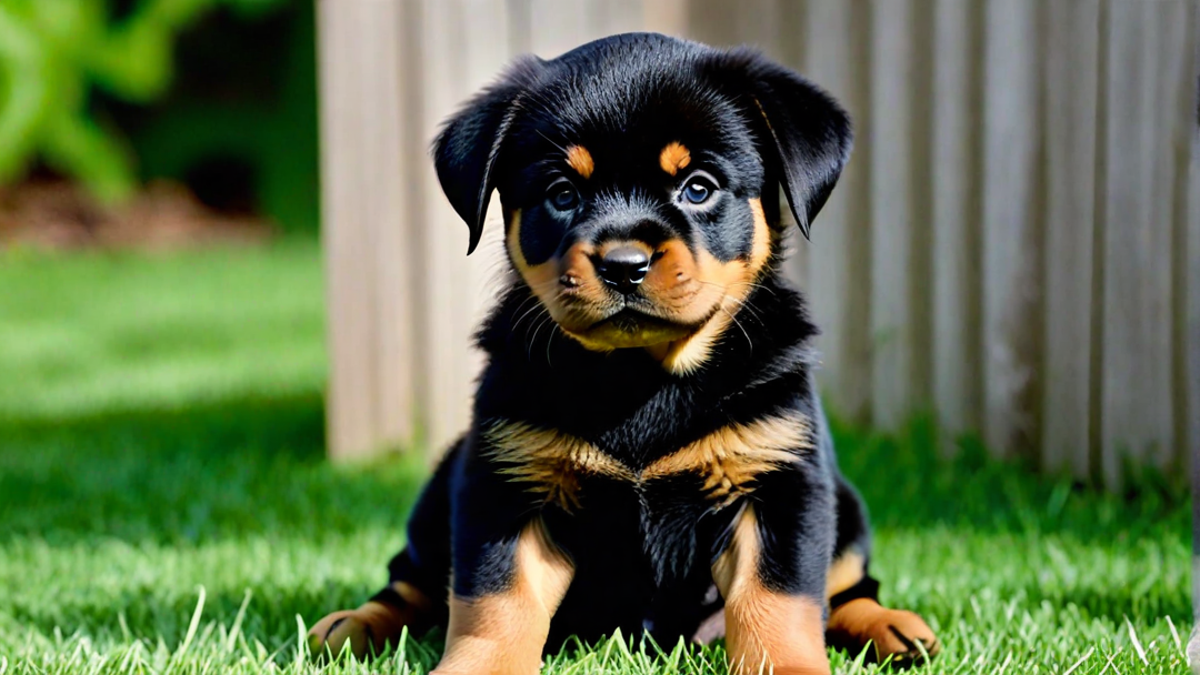 Learning to Bark: A Rottweiler Puppy