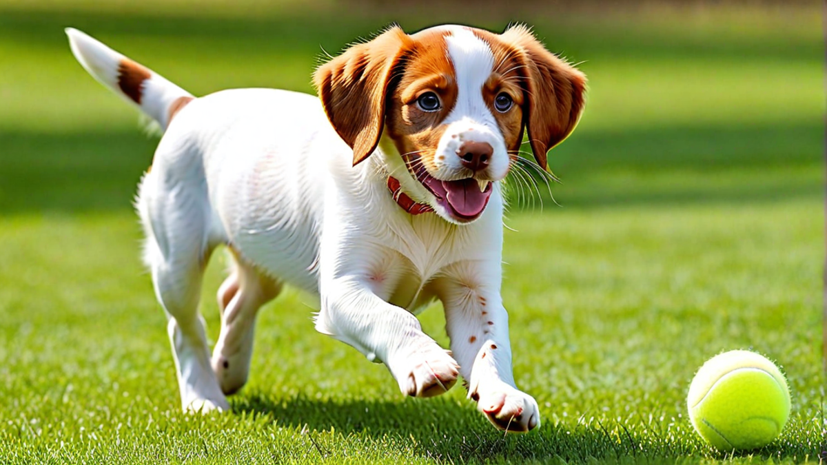 Learning to Fetch: A Brittany Puppy Adventure