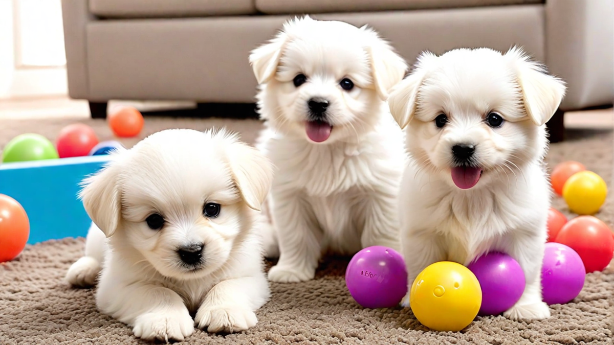 Maltese Puppies at a Puppy School