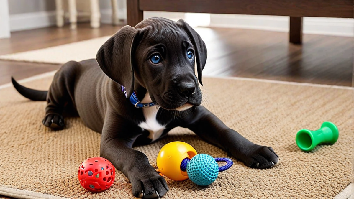 Managing Teething and Biting in Great Dane Puppies