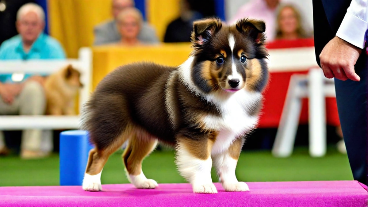 Participating in Dog Shows with Your Shetland Sheepdog