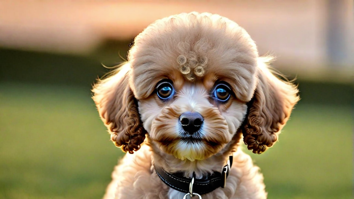 Poodle Puppy with Big, Soulful Eyes