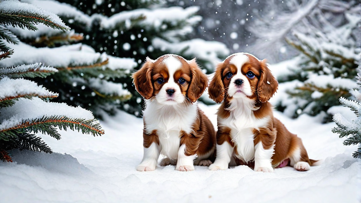 Puppies’ First Snow: Winter Wonderland