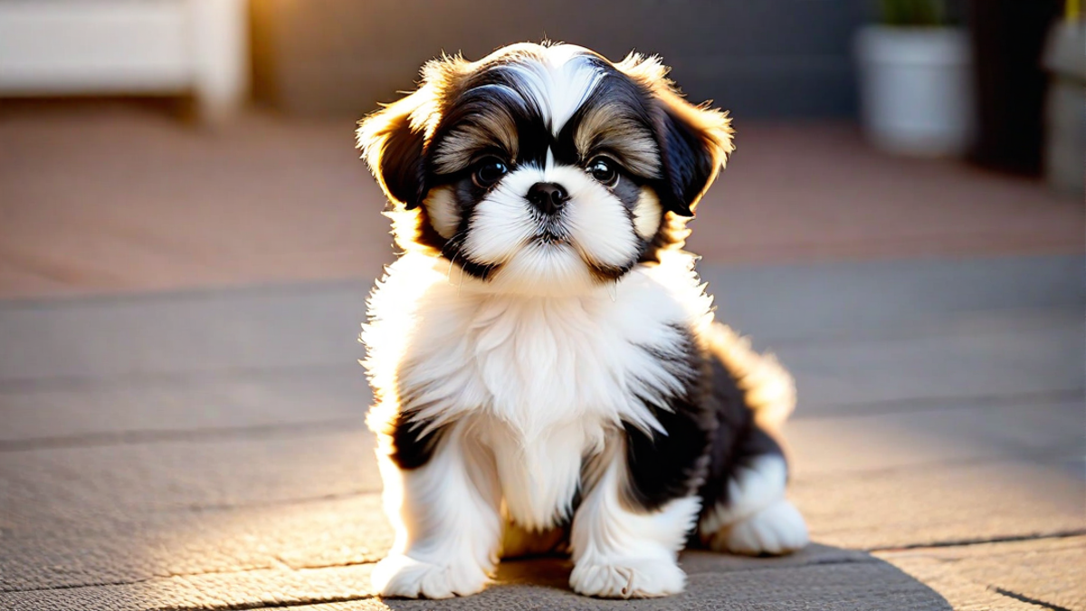 Shih Tzu Puppy with Sparkling Eyes