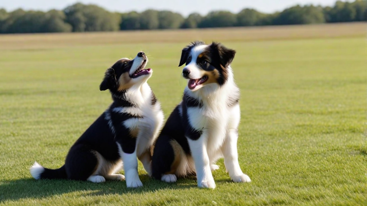 Socializing Australian Shepherd Puppies with Other Dogs