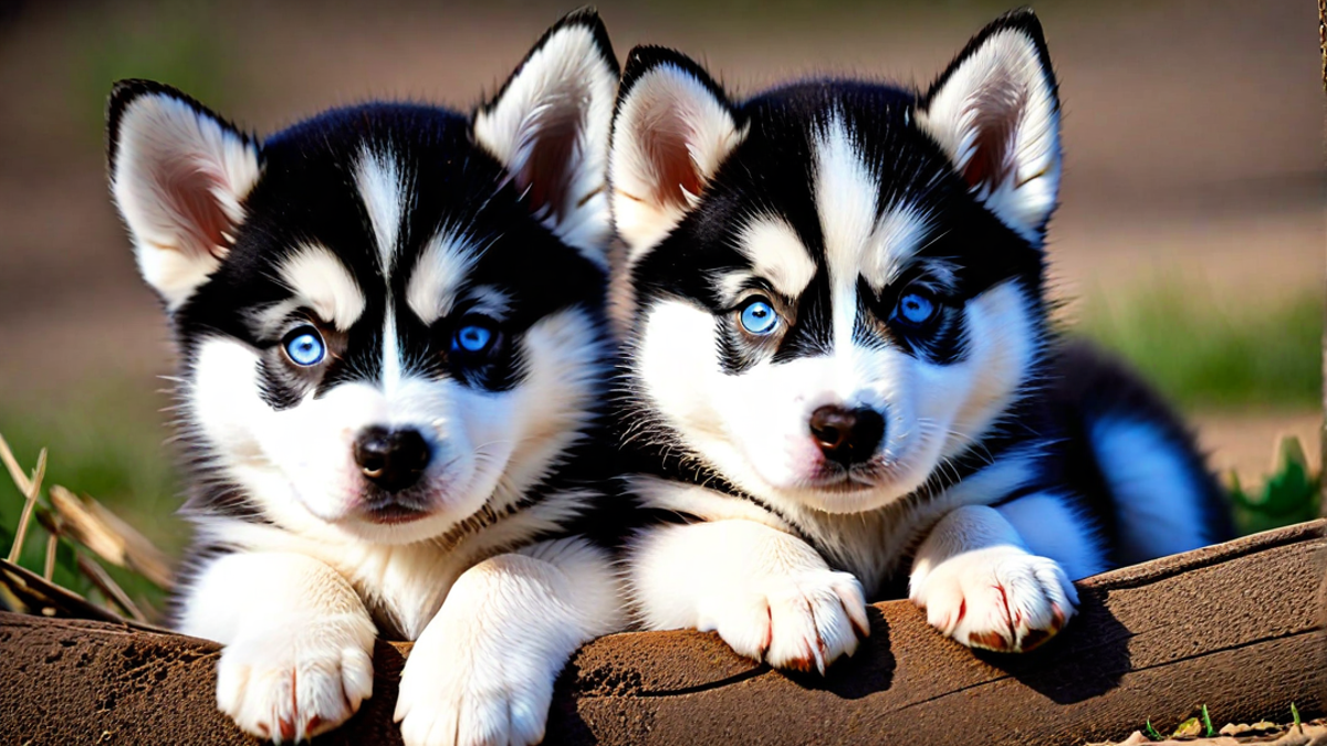 Spectacular Bi-Eyed Husky Puppies