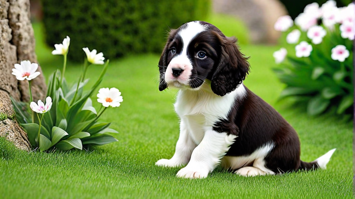 The Color Varieties of English Springer Spaniel Puppies