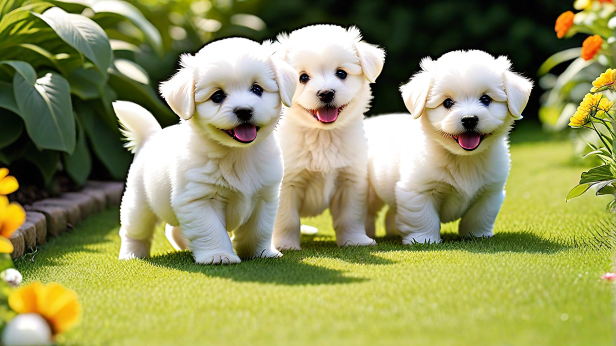 The Delight of Watching Bichon Frise Puppies Play