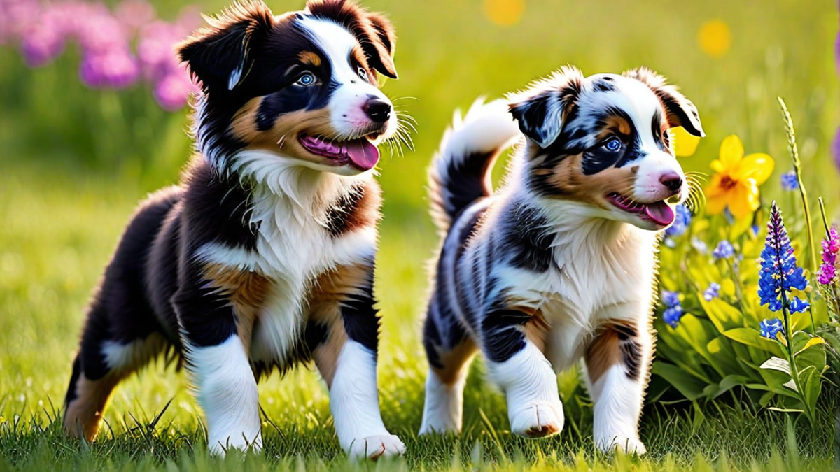 The Energetic Playtime of Aussie Pups