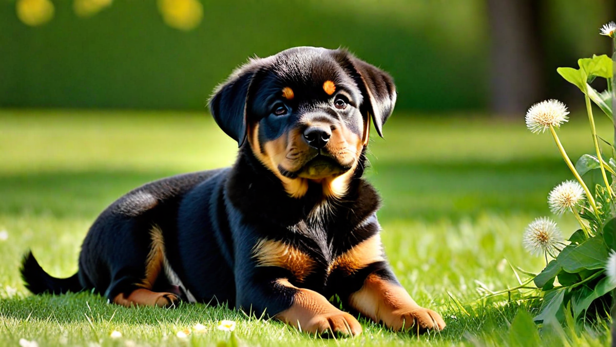 The Gentle Side of Rottweiler Puppies