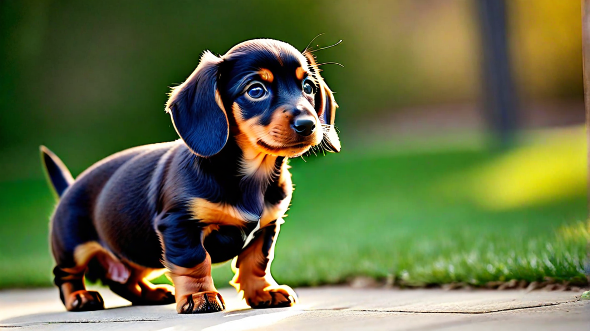 The Irresistible Head Tilt of a Dachshund Puppy