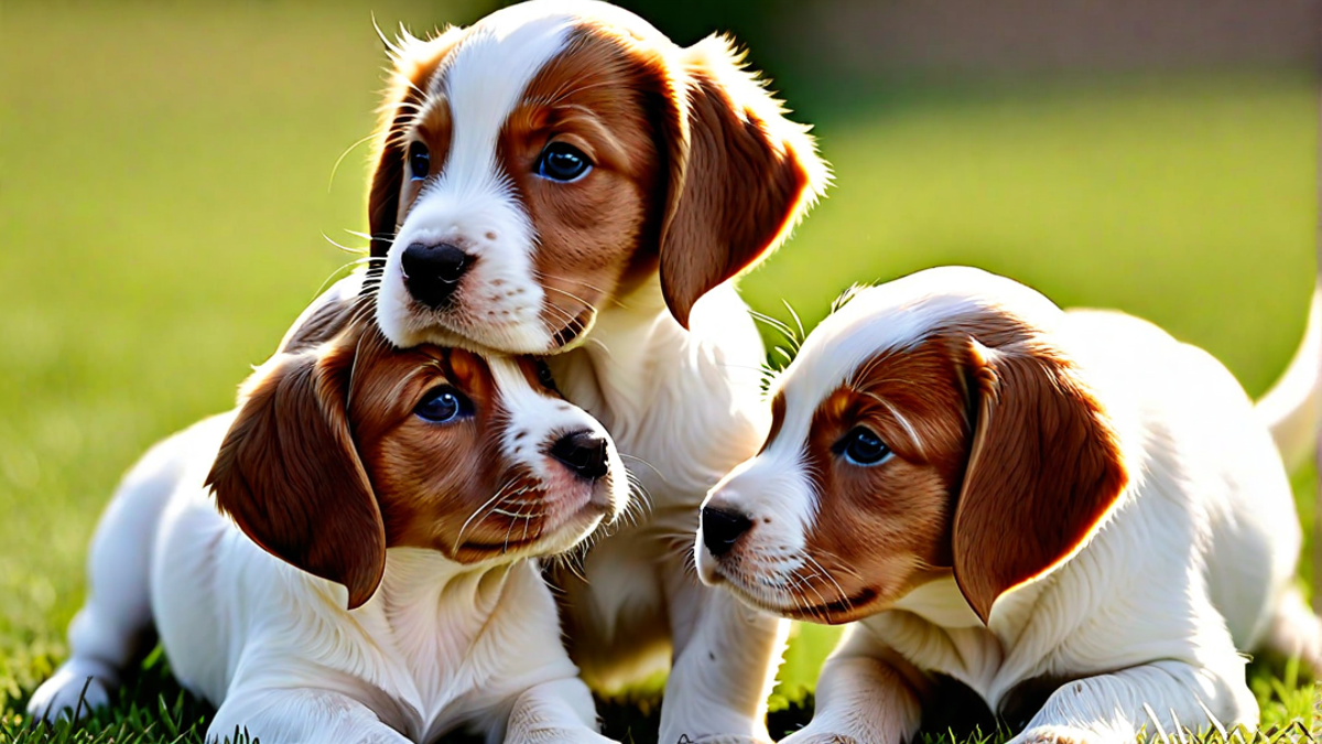 The Joy of Brittany Puppy Kisses