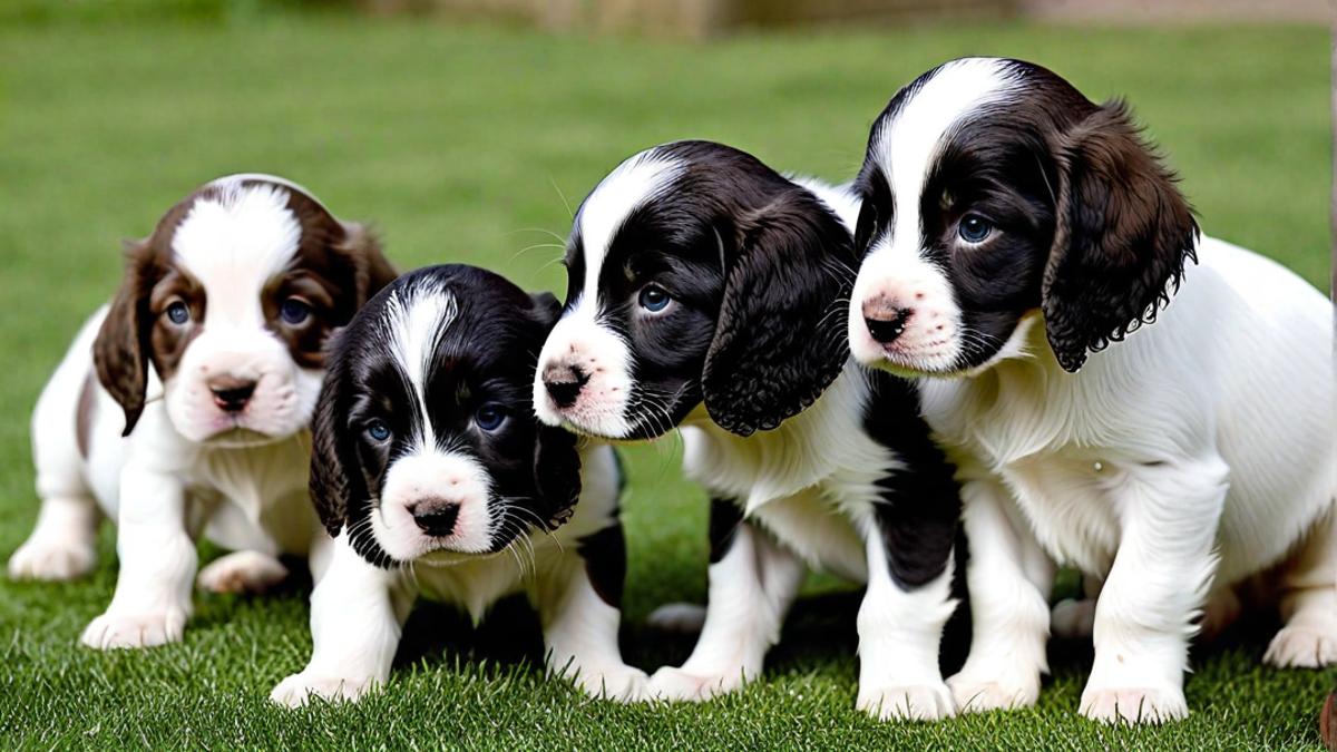 The Joy of Feeding Time for Springer Spaniel Puppies