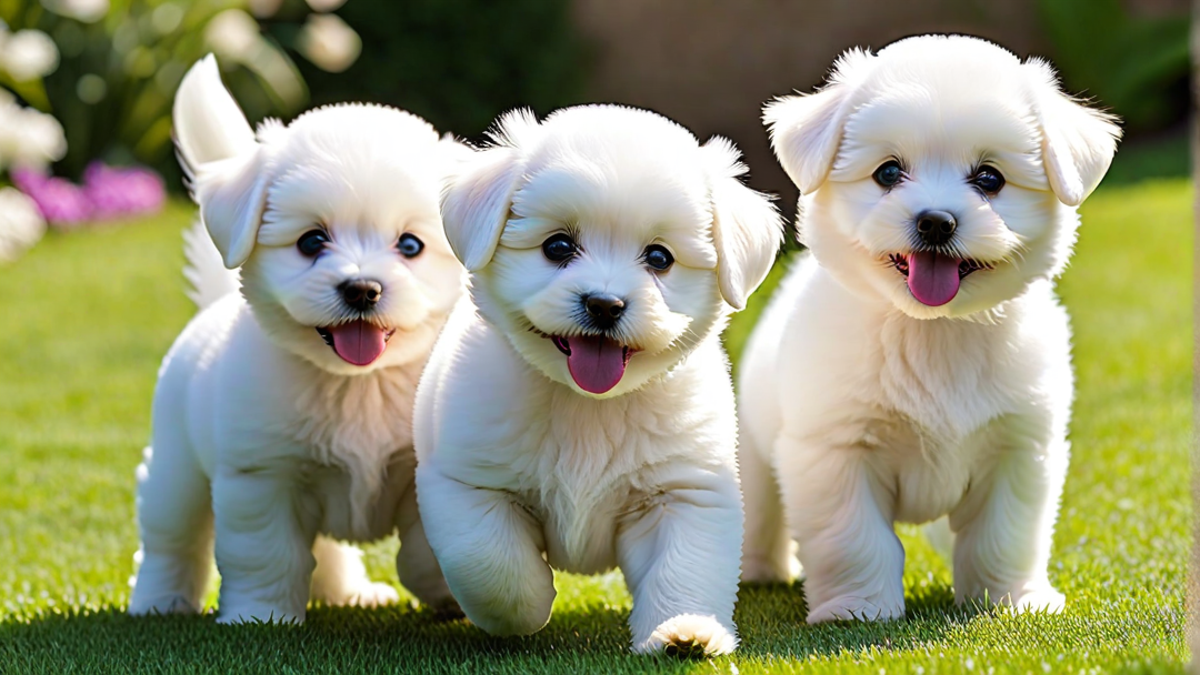 The Magic of Bichon Frise Puppies at Play