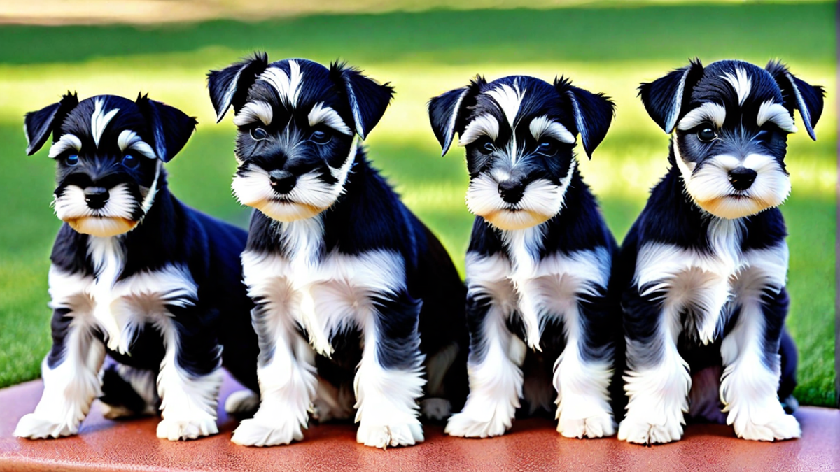 The Many Colors of Miniature Schnauzer Puppies