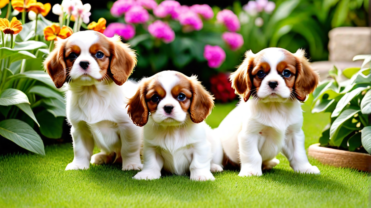 The Perfect Pose: Cavalier Puppies Photogenic Moments