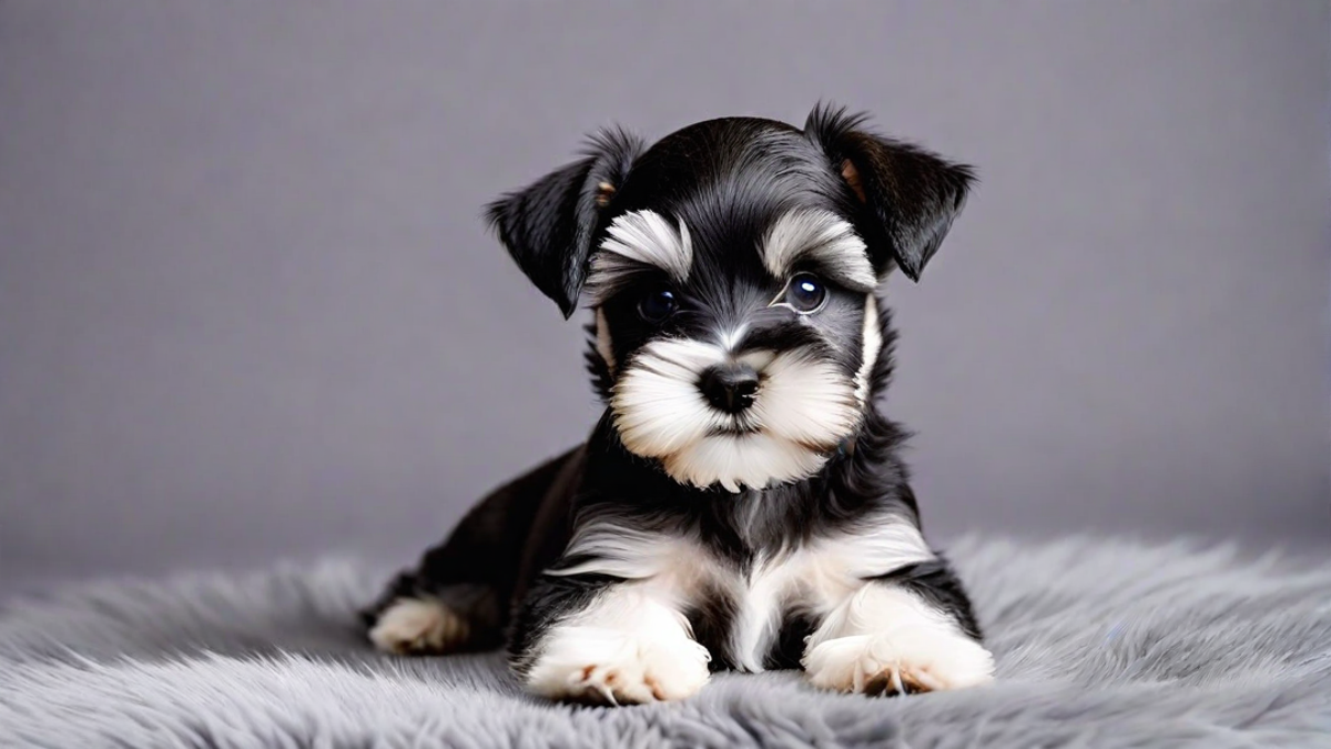 The Smallest Miniature Schnauzer Puppy