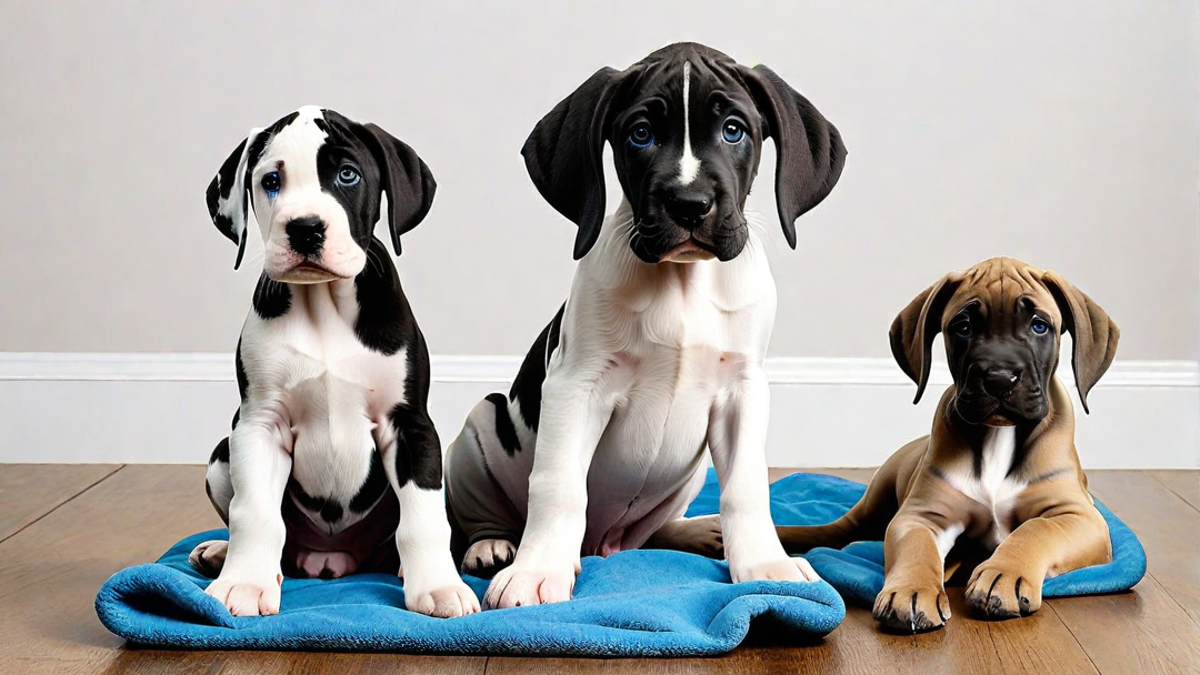 The Unique Colors of Great Dane Puppies