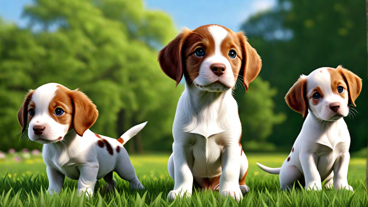 The Wobbly Walks of Brittany Spaniel Puppies