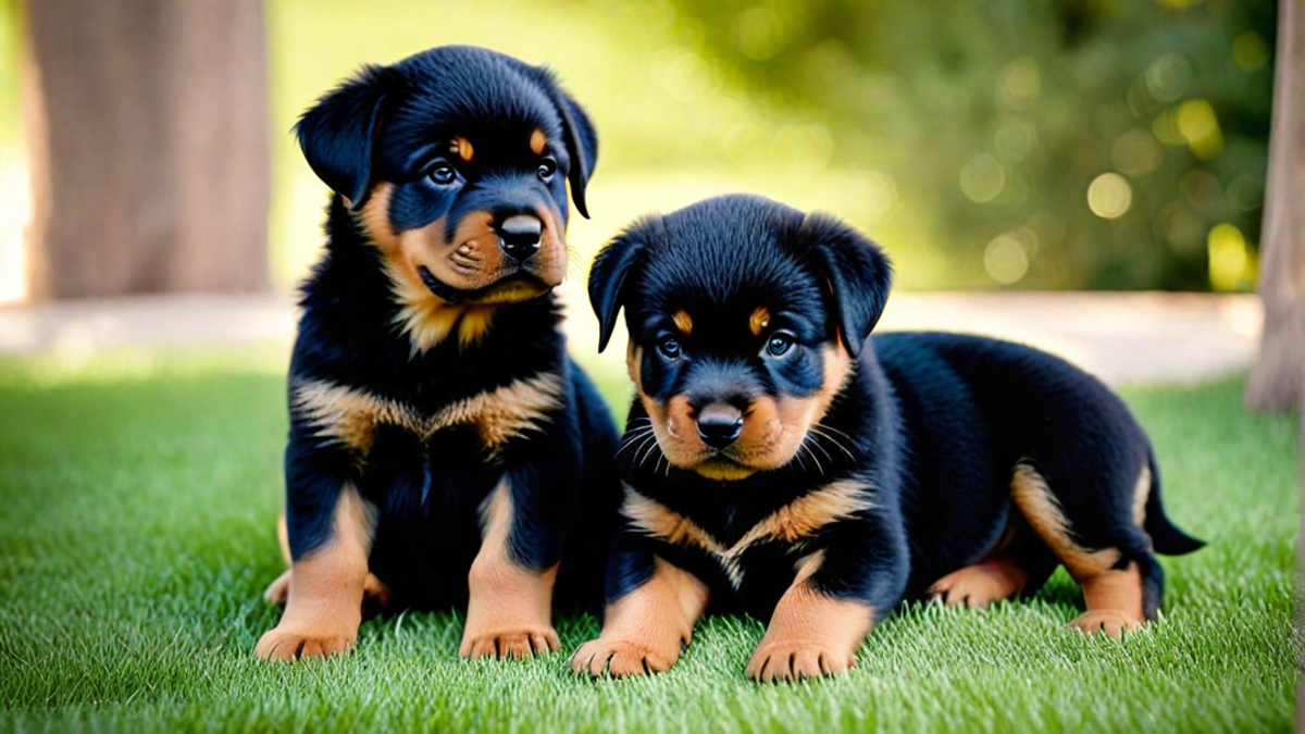 Tiny Paws, Big Hearts: Rottweiler Puppies