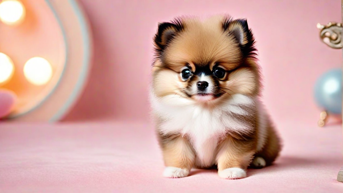 Tiny Teacup Pomeranian Puppy