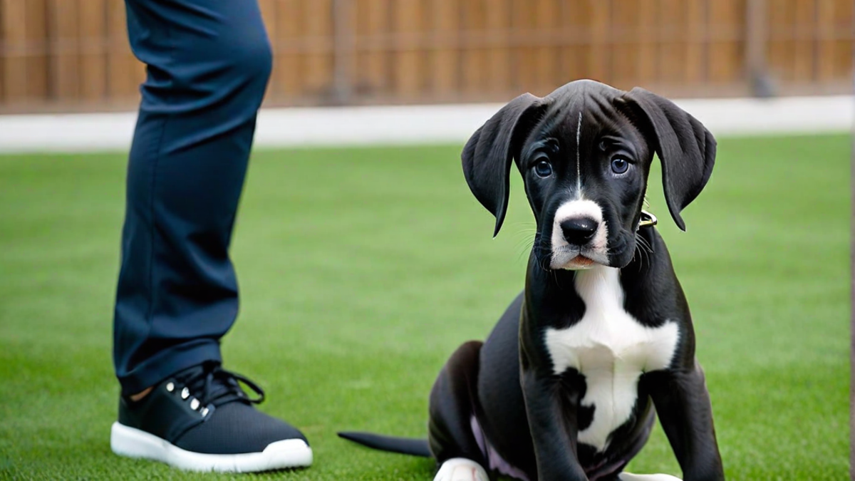 Training Your Great Dane Puppy: Basics and Beyond