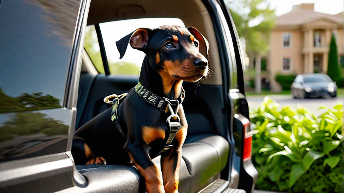 Traveling with Your Doberman Pinscher Puppy