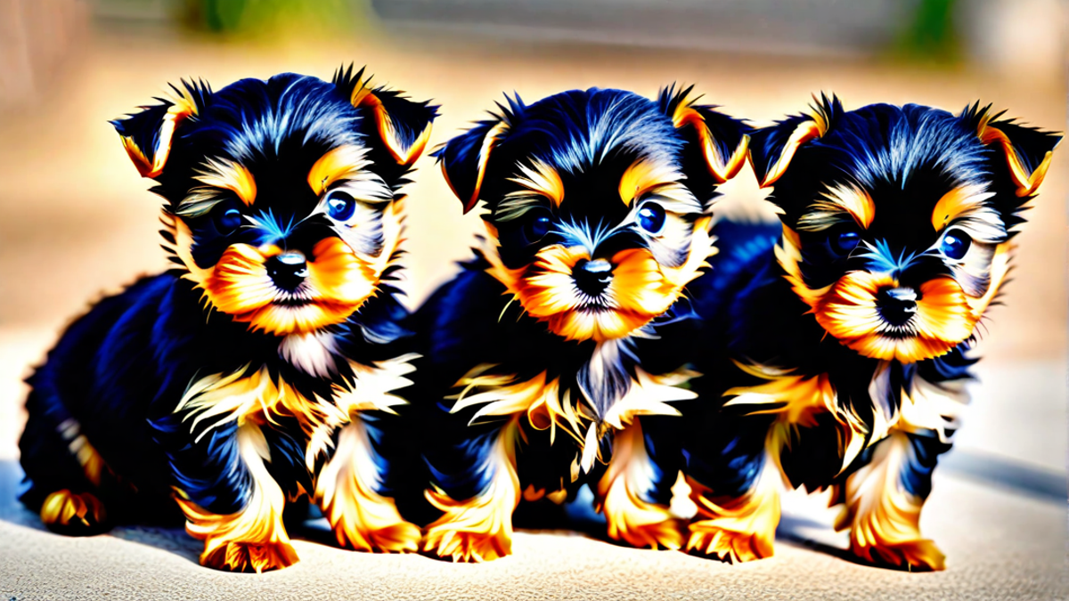 Yorkshire Terrier Puppies: A First Look